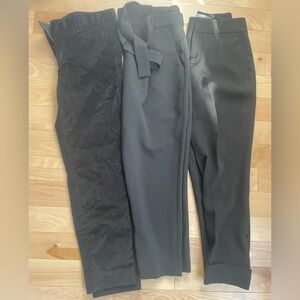 Set of 3 office/dressed black pants